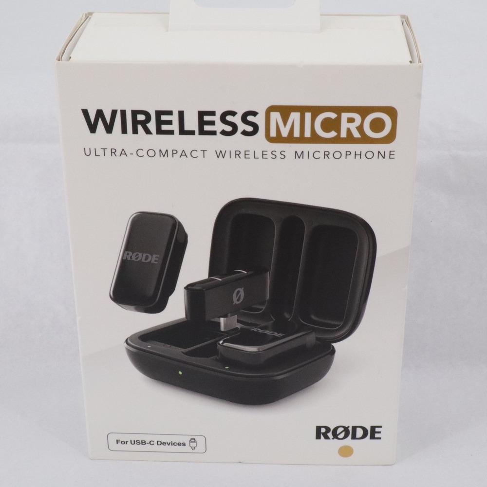 Rode Wireless Micro Ultra-Compact USB-C Wireless 2 Person System Open Box